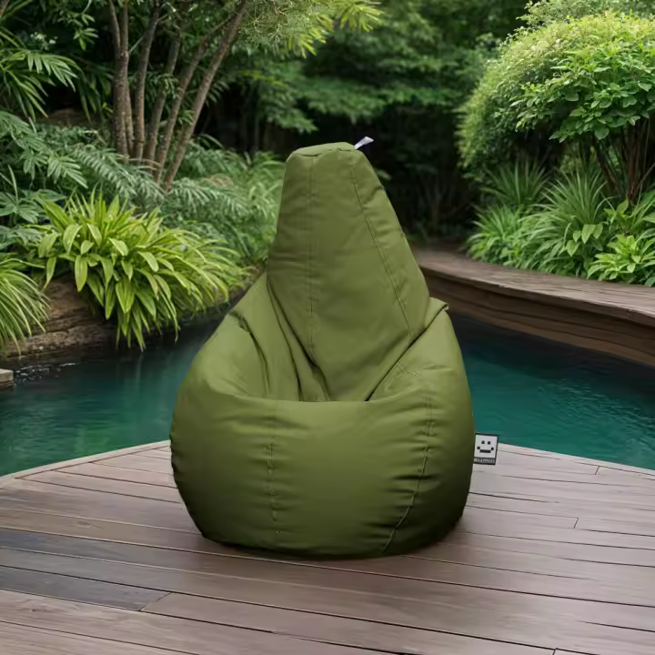 Puff Pera Naylim Mate Verde HAPPERS - Cómodo, ligero y resistente. Make it Happers® - 1