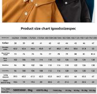 Camisa Larga Para Hombre Córdón Casual Otoño Invierno Color Sólido Cómodo Suave Moda Simplicidad Algodón Estilo Casual Cuello Cuadrado Botones Sencillos - details 6