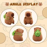 MR POPYE - PELUCHE CAPIBARA CON MOCHILA TORTUGA - 3 TAMAÑOS 25CM/30CM/35CM A ELEGIR - PELUCHE - IDEAL PARA REGALAR - SUAVE - PARA NIÑOS Y NIÑAS - MR POPYE - details 2