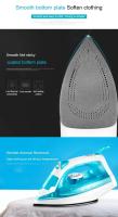 Alceño Portátil De Vapor Eléctrico Hierro De Lavandería Máquina De Planchar Mini Viaje Ropa Suelo De Placa De Acero Inoxidable - details 2