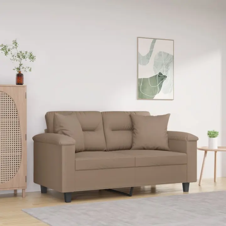 vidaXL 2x Cojines Decorativos Tela Microfibra Almohada para Sofá Hogar Color Beige,  Crema,  Gris claro y mas - 1