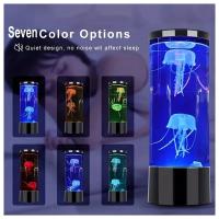 Lámpara De Medusa JELLYFISH RGB LED Para Decoración De Hogar Y Dormitorio Luz Nocturna Del Océano Regalo De Cumpleaños Para Niños - details 2