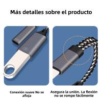 Adaptador 2 En 1 Type C a USB a Con Puerto PD Y Cable OTG USB C Para Teléfono Móvil Laptop Tablet Samsung Huawei - details 5