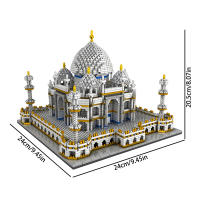 Conjunto De Bloques De Construcción De Arquitectura Famous Del Mundo Taj Mahal India Castillo Modelo Micro Bloques DIY Juguete Asamblea Para Adultos Y Niños - details 5
