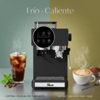Máquina de café superautomática con Molinillo Integrado 20 Bar 1350W, Cafetera con Tolva de Granos 100g, Depósito 1.8L, Portafiltro 51mm, Vaporizador de Leche, Espresso Frío y Caliente, Cappuccino, Doble Espresso, Don Feliz - details 3