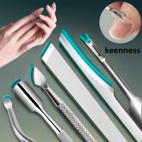 Kit De 5 Herramientas Multifuncionales De Acero Inoxidable Para El Cuidado Del Pies Eliminación De Uñas Del Talón Callos Y Piel Muerta Herramientas De Pedicura Fina - details 4