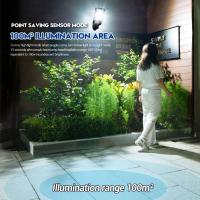 Lámpara Solar Exterior IP65 Con Sensor COB 108 LED Para Jardín Patio Camino 3 Modos De Iluminación Control Remoto Resistente Al Agua - details 5