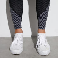 Leggings De Gimnasio Para Mujer Cintura Alta Sin Costuras Con Control De Abdomen Talla Justa Para Yoga Running Actividad Física - details 9