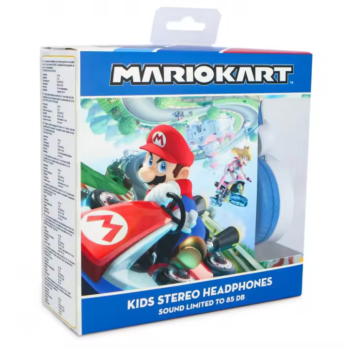 AURICULARES INFANTILES MARIO KART CON CABLE Y VOLUMEN ADECUADO PARA NIÑOS OTL Technologies - 1