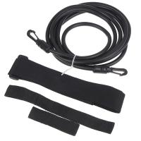 Tubos De Látex Para Entrenamiento De Natación Con Correa Elástica Ajustable Y Cuerda De Seguridad Para Ejercitador De Piscina - details 6