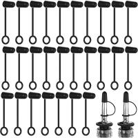 10/20pcs Tapa De Polvo Con Chorro, Cubiertas De Goma Para Botellas De Aceite De Oliva Y Licor, Protección Contra Polvo Y Aves (No Incluye El Chorro) - details 0