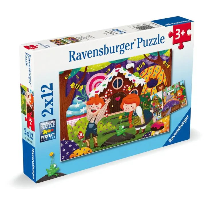 RAVENSBURGER PUZZLE 2X12 PIEZAS CUENTOS DE HADAS 2 X 12 PIEZAS 19x27x3 Cms. - 1