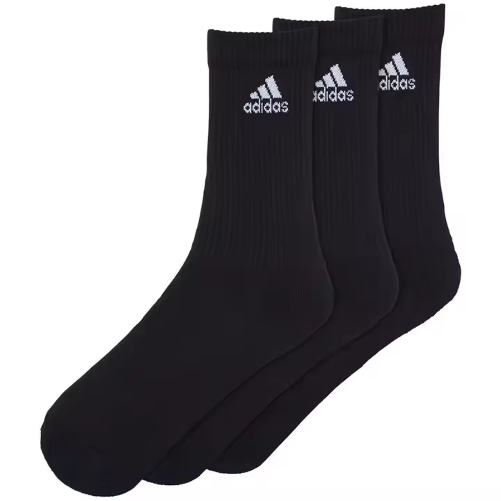 Calcetines Adidas Performance 3 Tiras para bebe en color negro - 1
