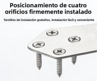 Parador De Puerta De Acero Inoxidable 304 Anticolisión Con Limiter De 90 Grados Material De Goma Durable Para Abertura Esquerda E Direita - details 10