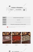 Carpetas De Veludo Cristalinas Estilo Bohemio Para Sala De Estar Y Dormitorio Antideslizantes Y Resistente a La Suciedad Alfombra Mecánica Tejida Con Estilo Nórdico Para Adultos - details 8
