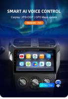 AWESAFE inalámbrico CarPlay Android Auto Radio para SUZUKI Splash Ritz 2004 2005 2006 2007 2008 2009 2010 coche reproductor multimedia GPS 2 din autoradio volante controles RDS Bluetooth - details 0