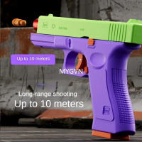 Pistola De Láser Multifuncional Con Disparo Continuo Y Modo Manual Pelota De Láser Doble Tiro Para Juegos De Compromiso CS Prop Material ABS Apto Para Niños Y Adultos - details 4