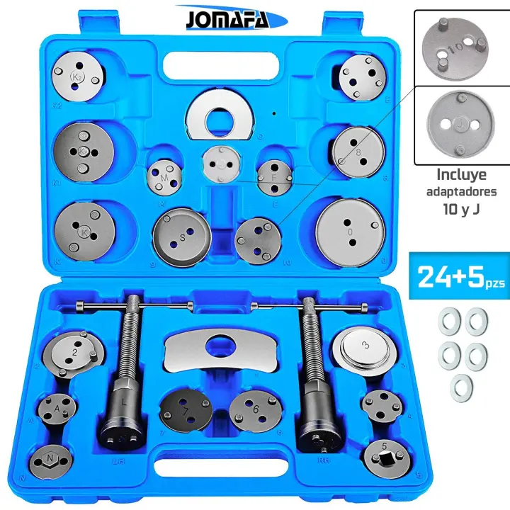 JOMAFA Reposicionador de pistones de frenos 24 + 5 piezas V2 - 2519 - 1