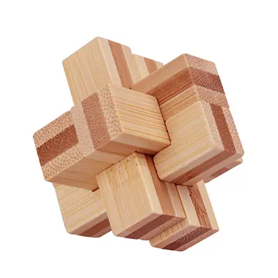 Juego De Rompecabezas De Madera 3D Para Adolescentes Y Adultos Juguete De Lógica Cubo Mágico Teaser De Madera Rompecabezas Geométrico - 1