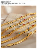 Senior SENTIDO DE LA Luz de lujo personalizado de Maple de Titanium con diamantes de Maple de Titanium Chapado en oro pulsera de joyería femenina - details 7