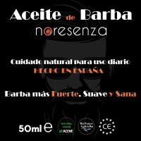 Aceite de barba NORESENZA 50 ml . Argán , Jojoba , Lima , Naranja . Bionature Galicia . MADE IN SPAIN - details 2