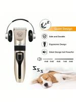 Set De Recortadora Eléctrica Para Mascotas Con Carga USB Trimmer De Pelo Para Perros Y Gatos Herramienta De Peluquería Para Animales Regalo Para Mascotas - details 16