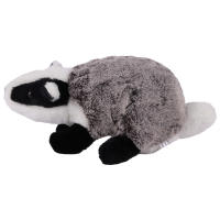 Muñeco De Peluche De Zorro Simulado En Gris Y Blanco 33cm Juguete Para Niños Regalo De Cumpleaños Relleno De Algodón PP Adecuado Para Todas Las Edades - details 8
