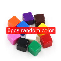 6/10pcs Dados Llenos De Acrílico De 16mm Superficies Llanas Escribibles Para Juegos De Mesa Interiores Propiedades De Juego Redondos Y Cuadrados Con Esquinas Redondeadas TMZ - details 6