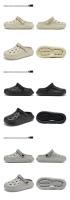 Zapatillas De Hombre Para El Jardín Y La Playa Zapatos De Comodidad Con Suela Gruesa Sandalias De Casa Exterior Clogs EVA Medio Tacón Estilo Sólido - details 23