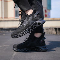 Zapatos De Seguridad Para Hombre Talla 48 Antipinchazos Y Antideslizantes Suela De EVA Capa Superior De Tejido Mocasines Respirables Para Trabajo - details 27
