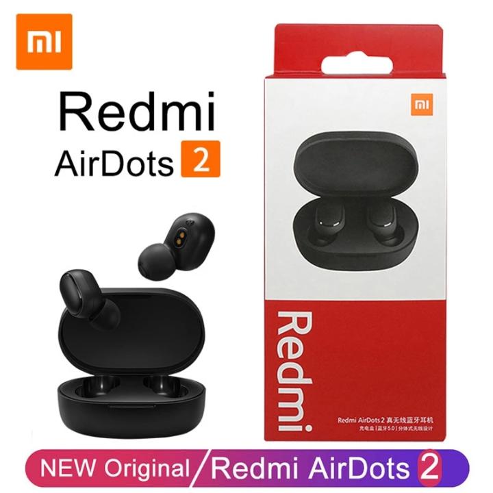 Xiaomi Redmi Airdots 2 Auriculares Bluetooth Deportivos Inalámbricos Con Micrófono Y Cancelación De Ruido Activos Estilo In-ear Para Música Y Gaming