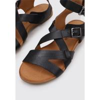 Sandra Fontán ONDE Sandalias Planas Mujer Negro - details 1