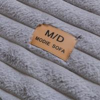 Cubierta De Sofá De Peluche Antideslizante Con Rayas Y Falsa Zorro Para Sala De Estar Cubierta Térmica Para Invierno - details 3