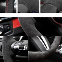 Cubierta De Volante De Coche Negra Antideslizante De Cuero Artificial Para Peugeot 307 2001-2008 307 SW 2005-2008 Accesorios De Interior - details 3