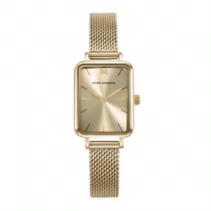 Reloj Mark Maddox Dorado para mujer con correa de cadena milanesa - 1
