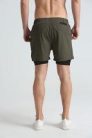 Nuevos Shorts De Verano Para Hombre Doble Capa Gimnasio Deportivo Secado Rápido Entrenamiento 2 En 1 Multibolsillos Pantalones De Correr - details 40