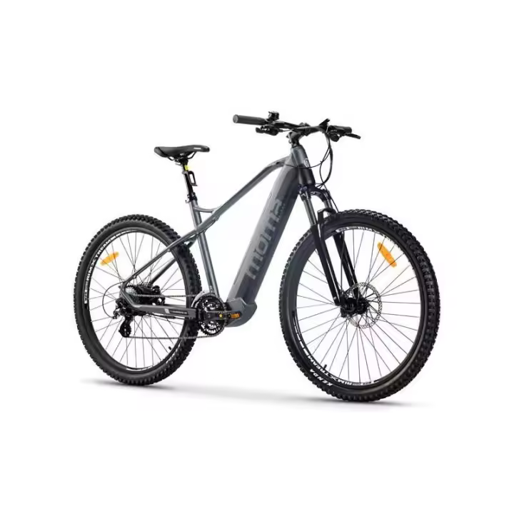 Moma Bikes Bicicleta Electrica, EMTB-29", Suspension Delantera, SHIMANO 24v & Doble Frenos Disco Hidráulicos, Bateria Integrada Ion Litio 48V 13Ah (Talla L-XL) - 1