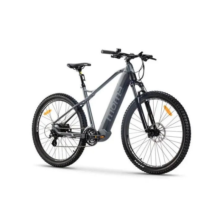 Moma Bikes Bicicleta Electrica, EMTB-29", Suspension Delantera, SHIMANO 24v & Doble Frenos Disco Hidráulicos, Bateria Integrada Ion Litio 48V 13Ah (Talla M-L) - 1