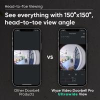 Wyze Wireless Video Doorbell pro Con Anillo Incluido Vídeo HD 1440 Visión Nocturna Audio Bidireccional Ratio De Aspecto 1:1 Visión Cabeza a Pies - details 2