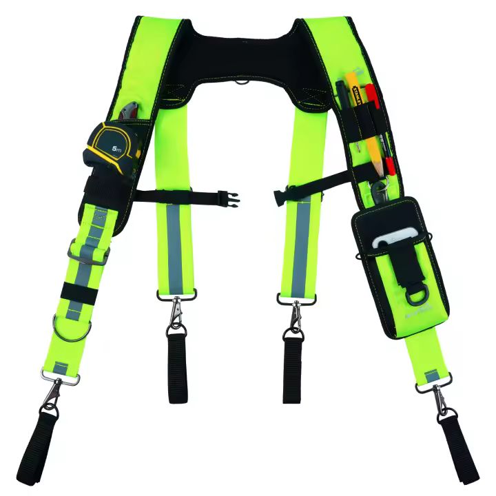 Cinturón De Trabajo MELOTOUGH Reflectivo Para Construcción Con Bolsa De Hombro Padded Visibilidad Alta Material De Poliéster Unisex - 1
