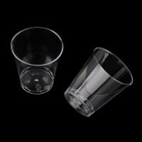 Vasos De Plástico Reutilizables Redondos 30/50X Copas Para Postres Descartables Bebidas Para Mercado Al Por Menor - details 7