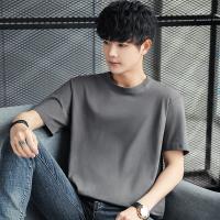 Camiseta De Algodón 100% Para Hombre De Calidad Superior En Negro Blanco Gris Estilo Casual Oversized Top Deportivo Para Todas Las Estaciones - details 1