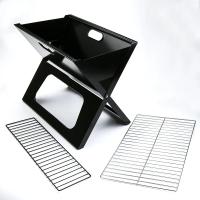 Inuitz Barbacoa portátil plegable - fabricada en hierro, resistente a la corrosión, limpieza sencilla, asa de acero inoxidable para facilitar el transporte, peso ligero - details 1