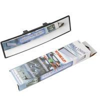 Espejo Retrovisor De Coche Ancho 285mm Vista Amplia Convexa Para Visión Mejorada Interior Clip Enclavable Auxiliar Automático - details 8