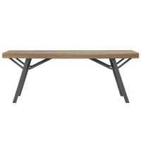 vidaXL Banco de jardín de madera maciza de acacia 120 cm - details 1