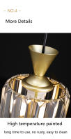 Lámpara Colgante De Cristal Moderno Nórdico En Oro Iluminación Pendente Para Dormitorio Sala De Estar Restaurante Tienda Bar Decoración - details 10