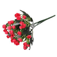 Bouquet De 36 Cabezas De Flores Artificiales Rosa En Buda Decoración De Boda Para Fiesta Festiva Y Decoración Del Hogar - details 5