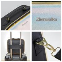 Bolso De Maquillaje Para Mujer En Cuero PU Gran Capacidad Resistente Al Agua Con Espejo Multifuncional Estilo Lady - details 22