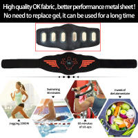 Cinturón De Tonificación Abdominal Entrenador De Músculos Masajeador De Cintura Recargable Equipo De Fitness Para Abdomen Y Brazos Material Compuesto Multi Tamaño - details 6
