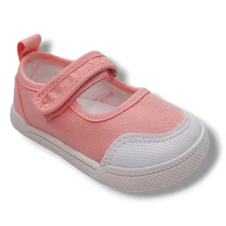 Blanditos by Crio's Merceditas Lona Sneakers Niña Crios FRESA ROSA25V ROSA Respetuoso calzado niños Blanditos Summer ROYALE CORDONETS - 1